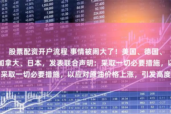 股票配资开户流程 事情被闹大了!美国、德国、英国、法国、意大利、加拿大、日本,发表联合声明:采取一切必要措施,以应对原油价格上涨,引发高度关注